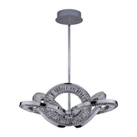 15'' Rotondo 1 Light Chrome Chandelier