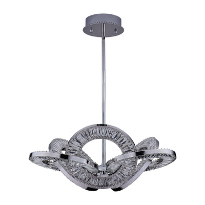 15'' Rotondo 1 Light Chrome Chandelier