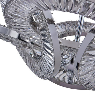15'' Rotondo 1 Light Chrome Chandelier