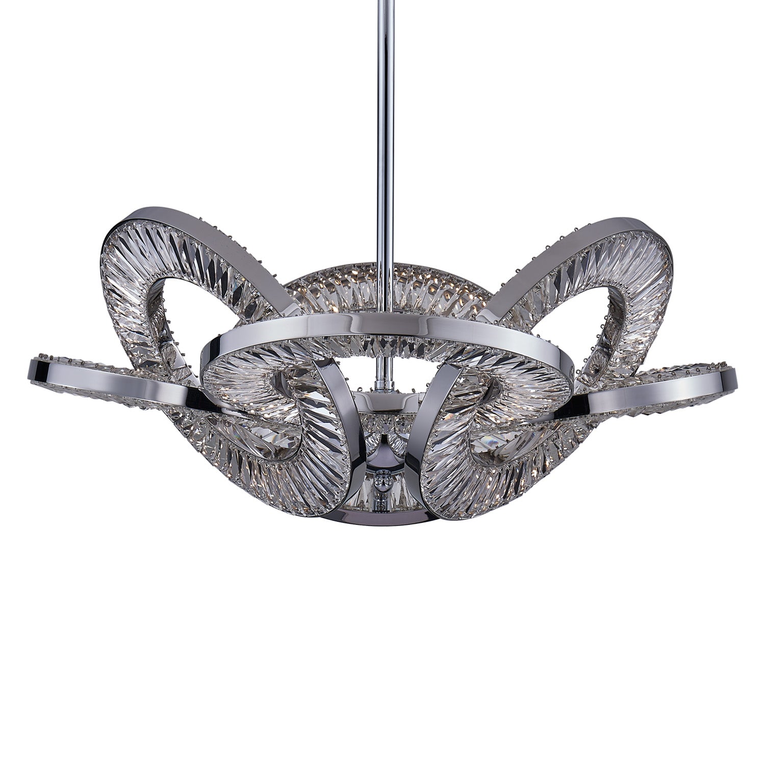 15'' Rotondo 1 Light Chrome Chandelier