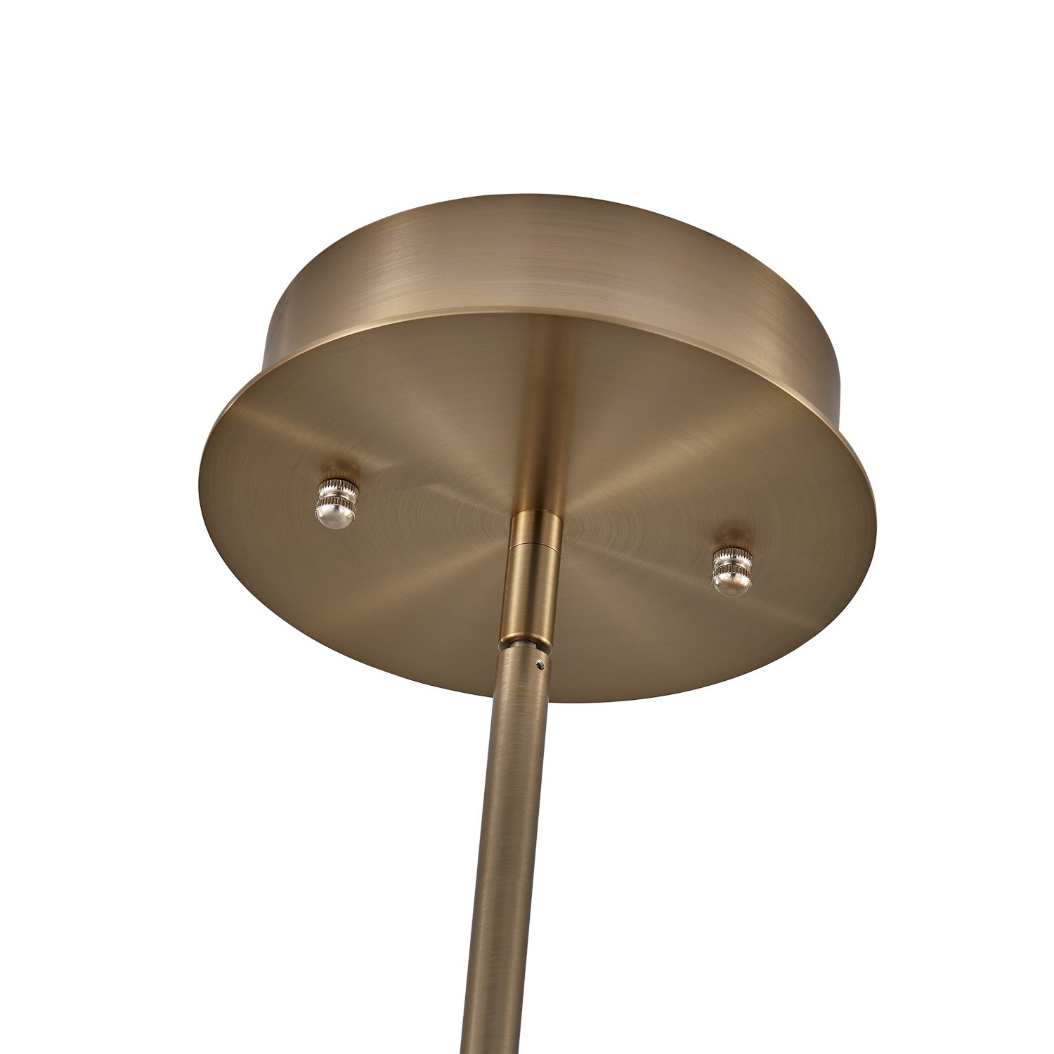 15'' Rotondo 1 Light Winter Brass Chandelier