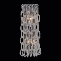 7'' Loops 2 Light Chrome Wall Sconce