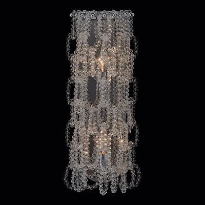 7'' Loops 2 Light Chrome Wall Sconce