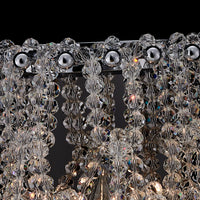 7'' Loops 2 Light Chrome Wall Sconce