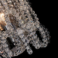 7'' Loops 2 Light Chrome Wall Sconce