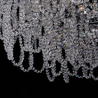 42'' Loops 21 Light Chrome Chandelier