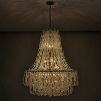 42'' Loops 21 Light Chrome Chandelier