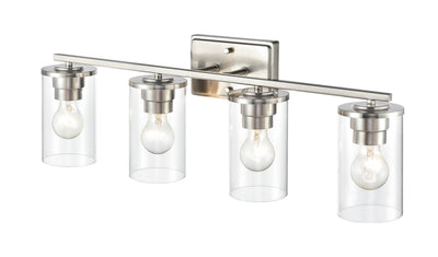 27.63'' Verlana Brushed Nickel 4 Light Bath Vanity