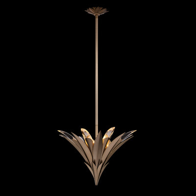 16'' Roche 3 Light Winter Brass Pendant