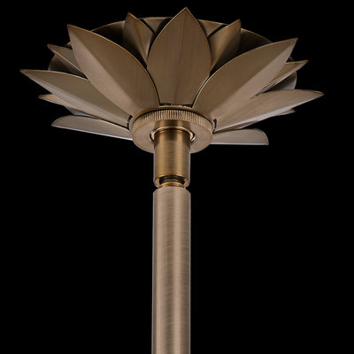 16'' Roche 3 Light Winter Brass Pendant