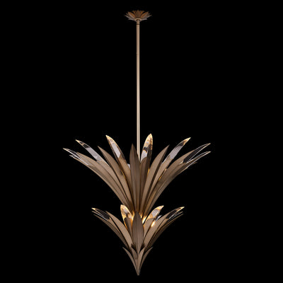 31'' Roche 9 Light Winter Brass Tiered Chandelier