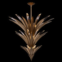 42'' Roche 15 Light Winter Brass Tiered Chandelier