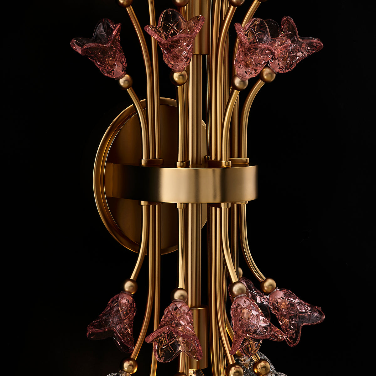 9'' Bella 2 Light Antique Brass Wall Sconce
