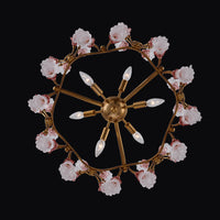 22.5'' Bella 6 Light Antique Brass Chandelier