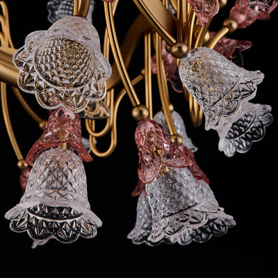22.5'' Bella 6 Light Antique Brass Chandelier