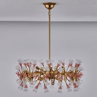 23'' Bella 8 Light Antique Brass Chandelier