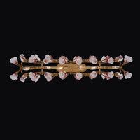 15'' Bella 12 Light Antique Brass Linear Pendant