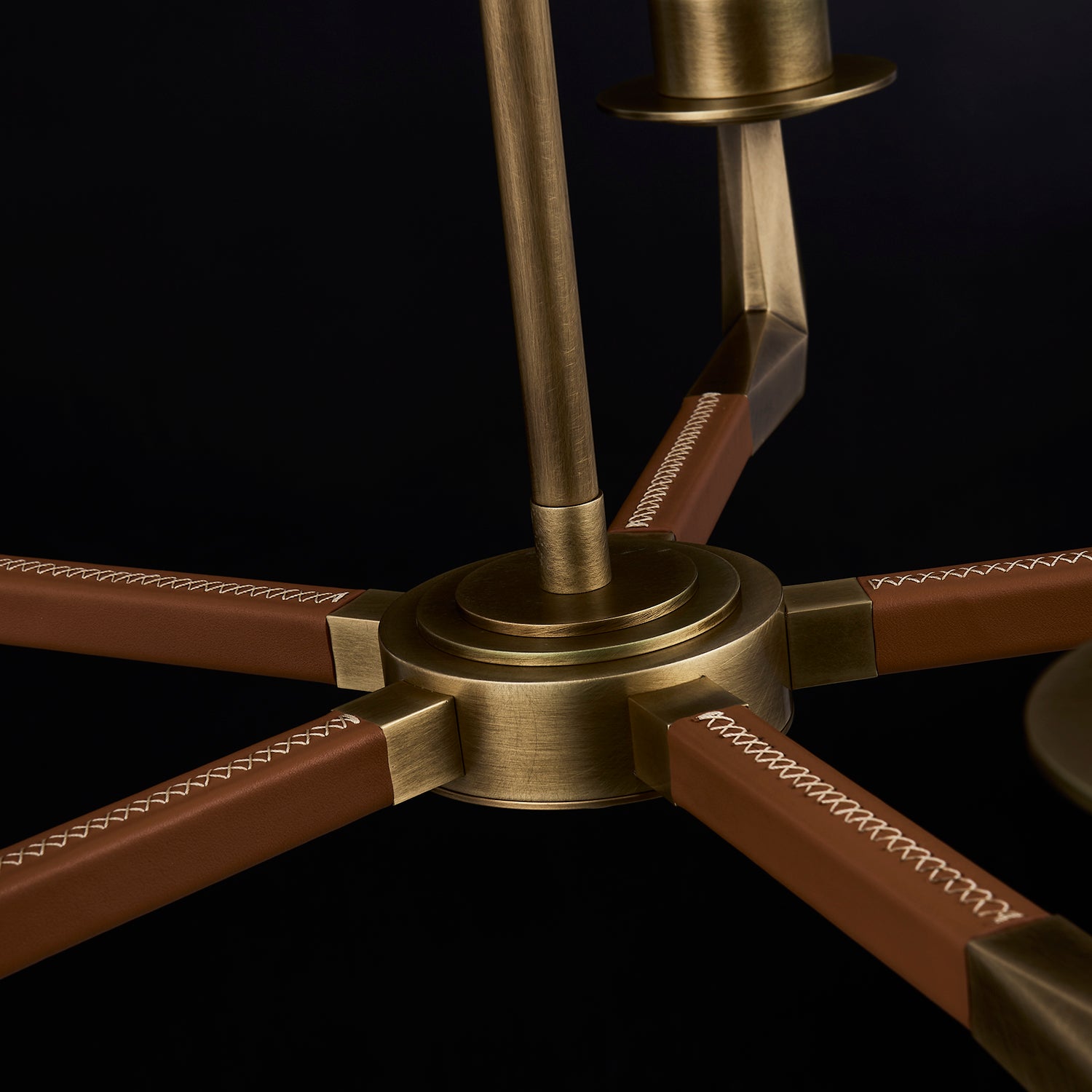 13'' Misto 5 Light Satin Brass Chandelier