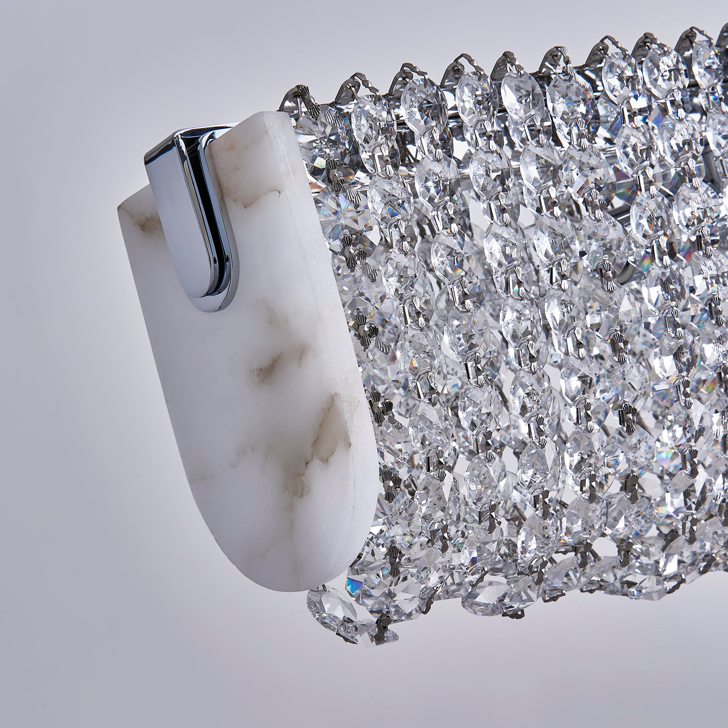 10'' Durant 11 Light Chrome Linear Pendant
