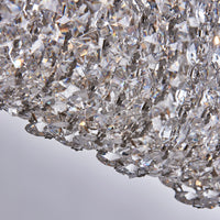 10'' Durant 11 Light Chrome Linear Pendant