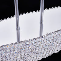 10'' Durant 11 Light Chrome Linear Pendant