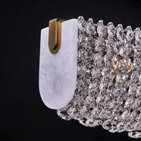 10'' Durant 11 Light Winter Brass Linear Pendant
