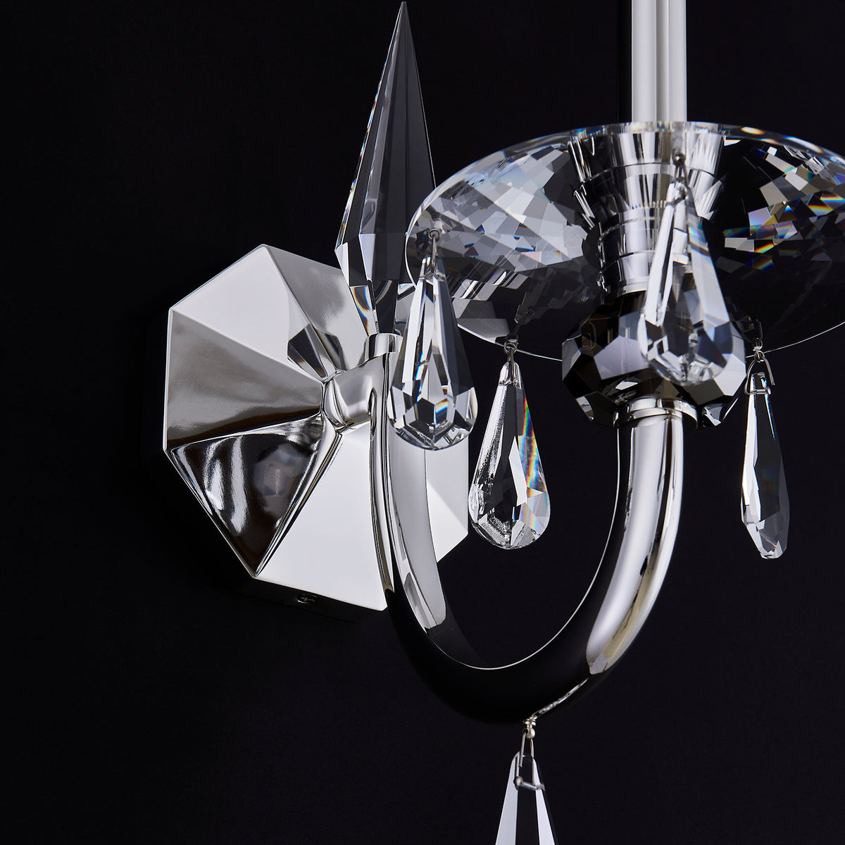 6'' Passo 1 Light Silver Wall Sconce