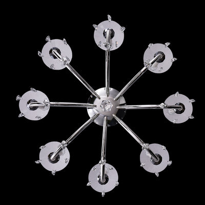 33'' Passo 8 Light Silver Chandelier