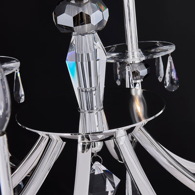 33'' Passo 8 Light Silver Chandelier