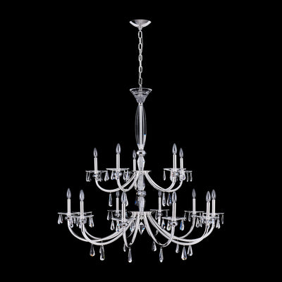 46'' Passo 15 Light Silver Chandelier