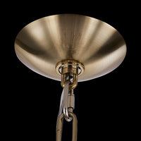 46'' Passo 15 Light Brushed Brass Chandelier