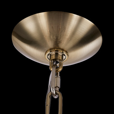 46'' Passo 15 Light Brushed Brass Chandelier