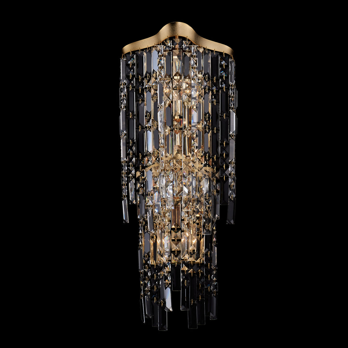 11'' Cadere 6 Light Two Tone 18K Gold Wall Sconce