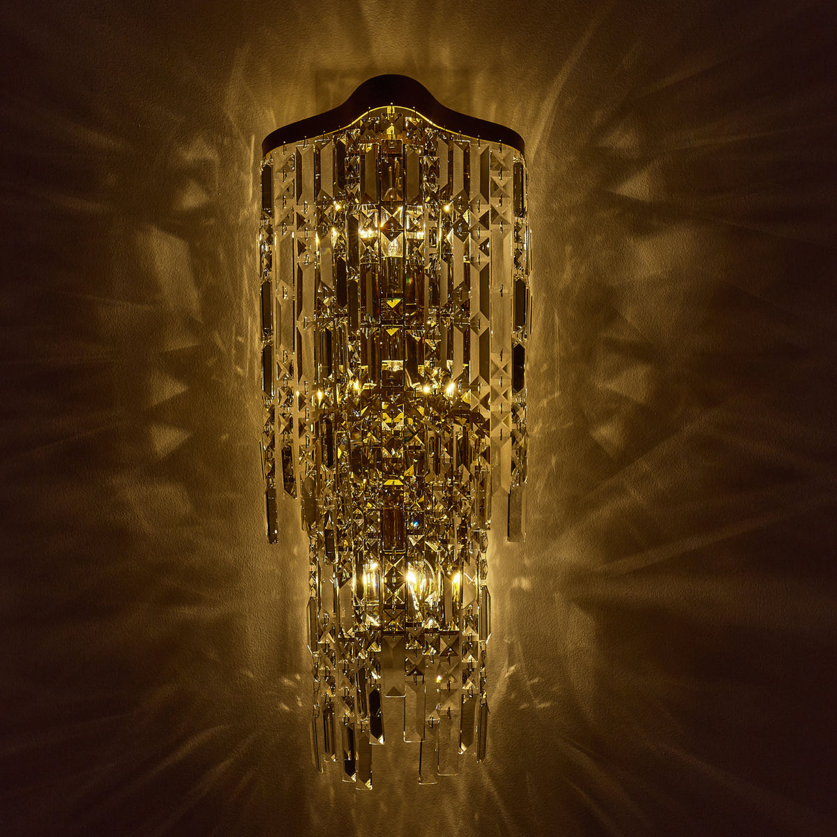11'' Cadere 6 Light Two Tone 18K Gold Wall Sconce