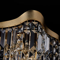 11'' Cadere 6 Light Two Tone 18K Gold Wall Sconce