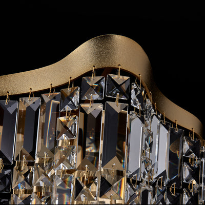 11'' Cadere 6 Light Two Tone 18K Gold Wall Sconce