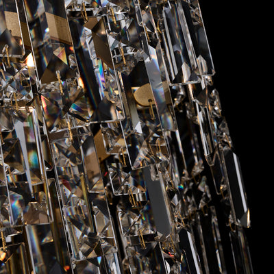 110'' Cadere 42 Light Two Tone 18K Gold Chandelier