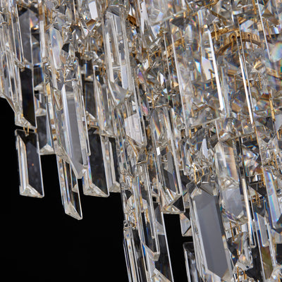 25'' Cadere 15 Light Two Tone 18K Gold Chandelier