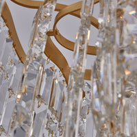25'' Cadere 15 Light Two Tone 18K Gold Chandelier
