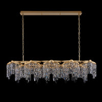 19'' Cadere 24 Light Two Tone 18K Gold Linear Pendant