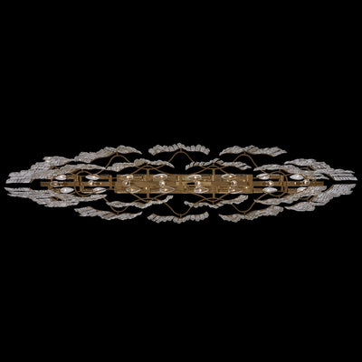 19'' Cadere 24 Light Two Tone 18K Gold Linear Pendant