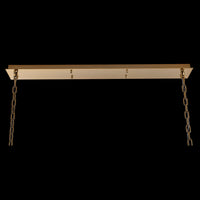 19'' Cadere 24 Light Two Tone 18K Gold Linear Pendant