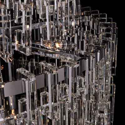 95'' Catene 52 Light Chrome Chandelier