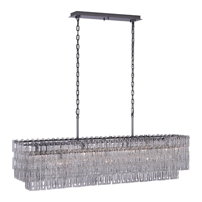 23'' Catene 7 Light Chrome Linear Pendant