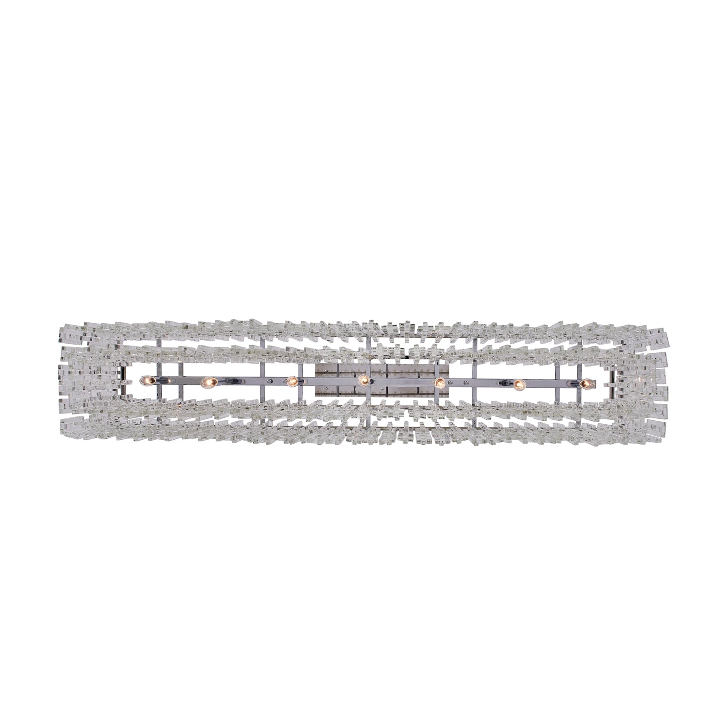 23'' Catene 7 Light Chrome Linear Pendant