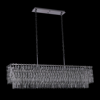 23'' Catene 7 Light Chrome Linear Pendant