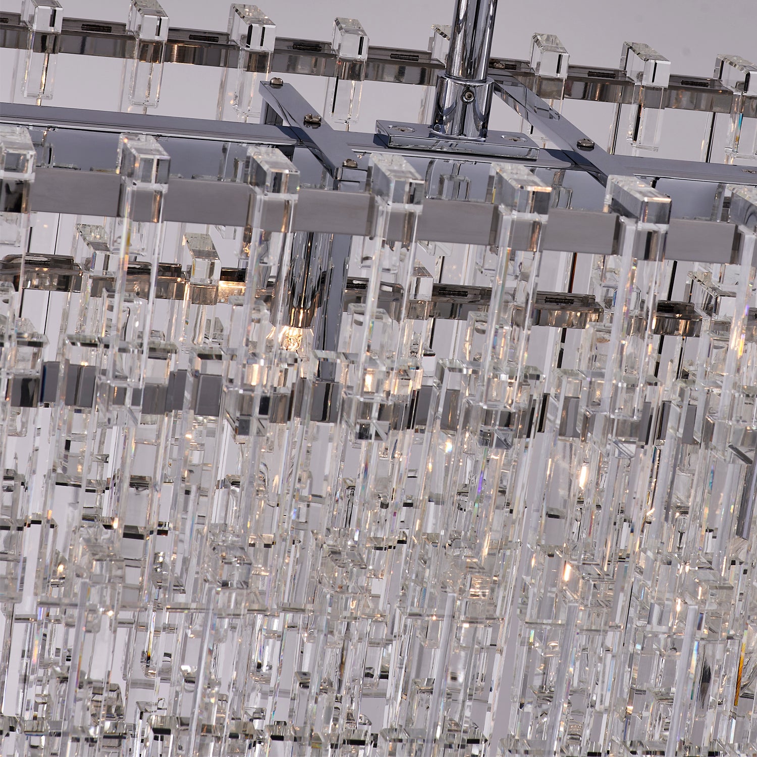 23'' Catene 7 Light Chrome Linear Pendant