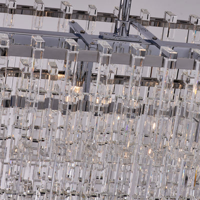 23'' Catene 7 Light Chrome Linear Pendant