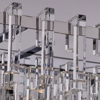 23'' Catene 7 Light Chrome Linear Pendant