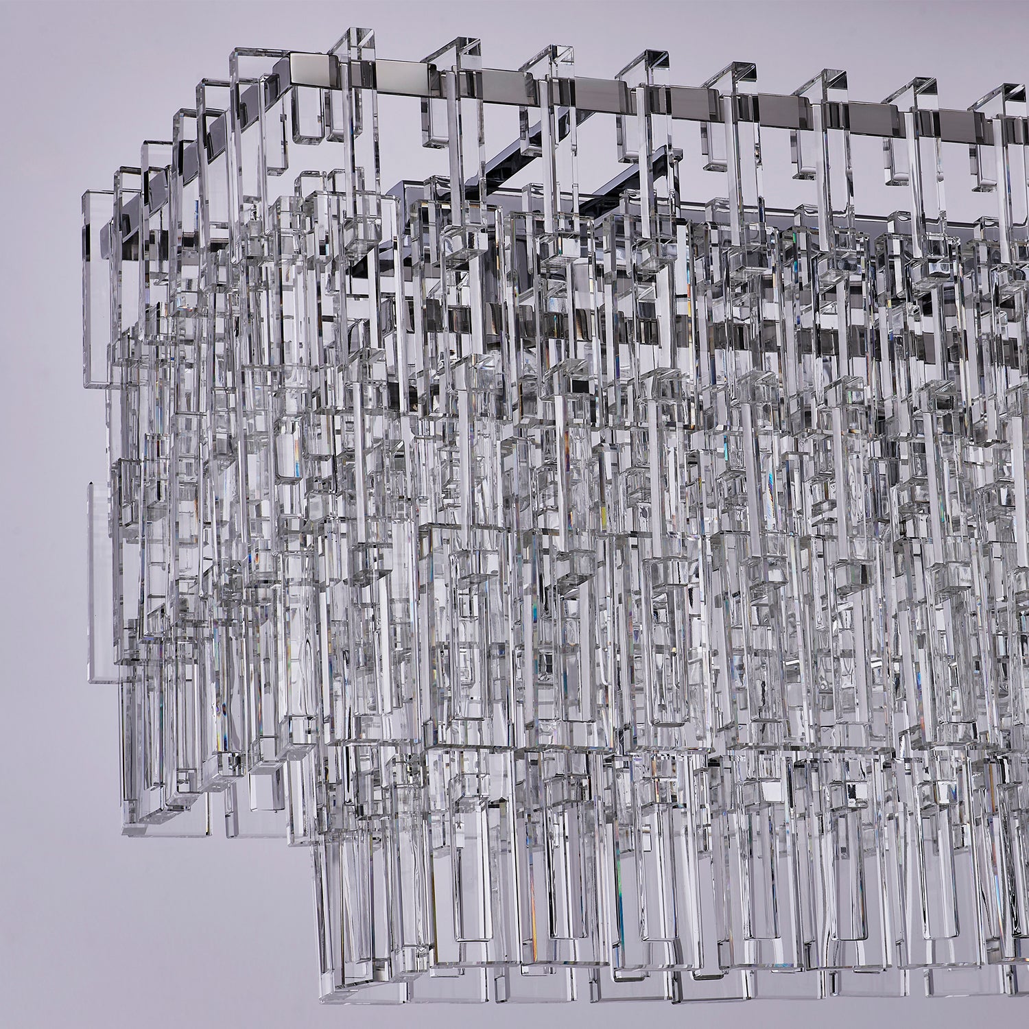 23'' Catene 7 Light Chrome Linear Pendant